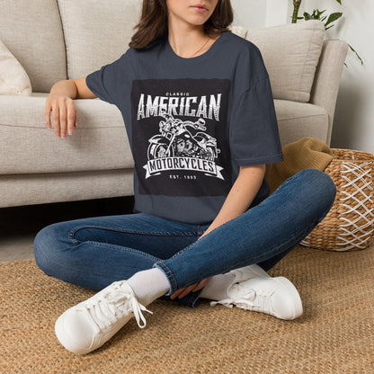 Classic American Motorcycles T-Shirt — Vintage Biker Graphic Tee
