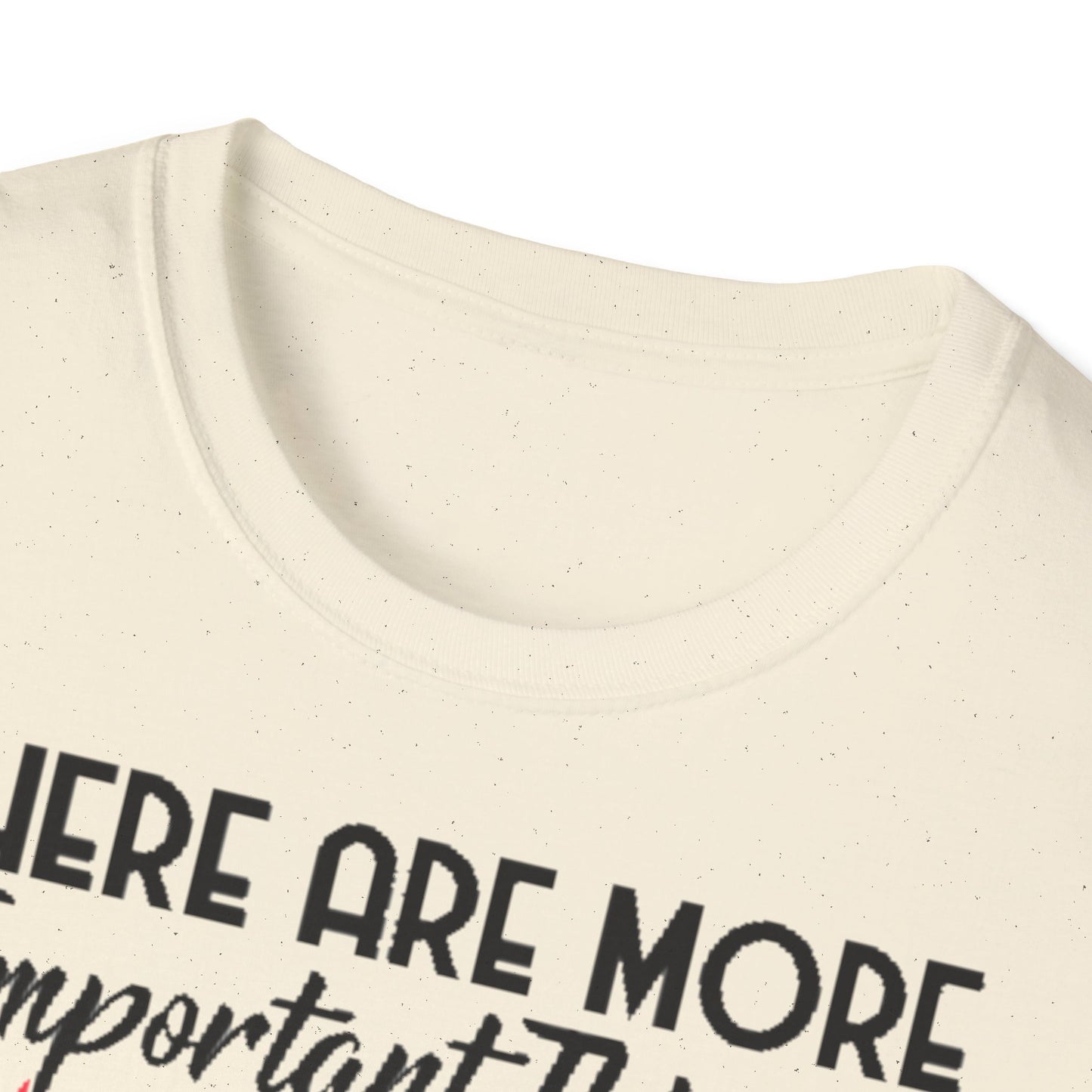 Darts T-Shirt — "There Are More Important Things Than Darts But What?"