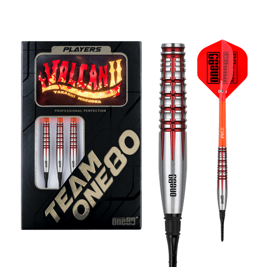 One80 Takashi Masuoka V2 Signature Darts Softtip 18g
