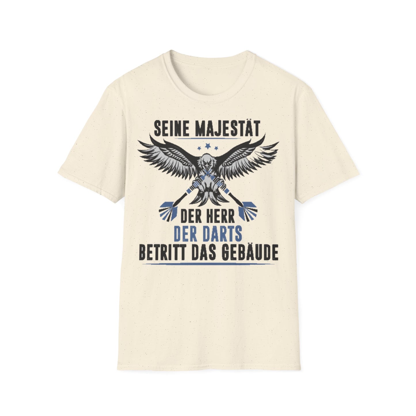T-Shirt — 'Seine Majestät' Darts Player Tee (German)