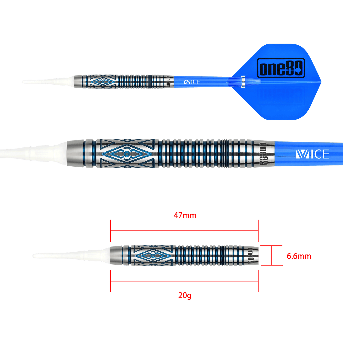 One80 RJ Escaros Signature Dart Softip 20g
