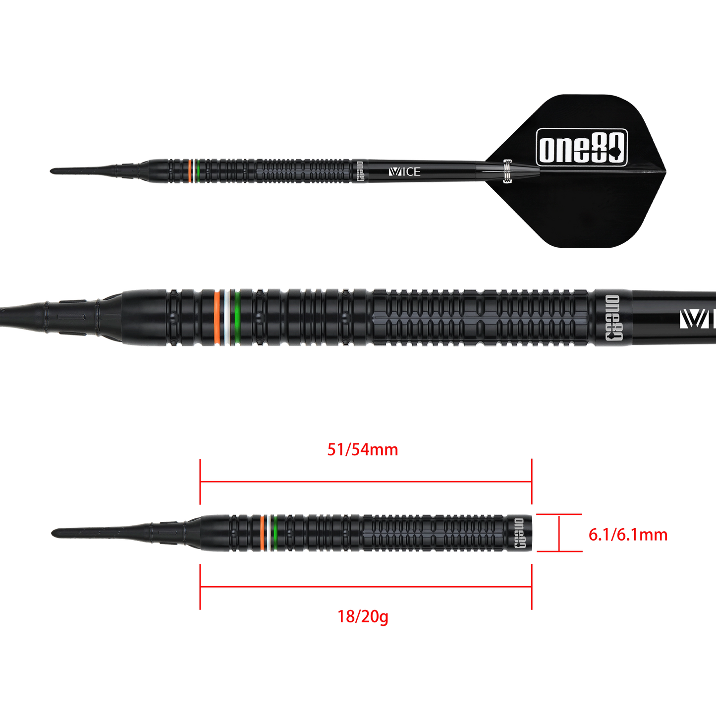 One80 Mahi Bosmia Dart Signature Dart Softip