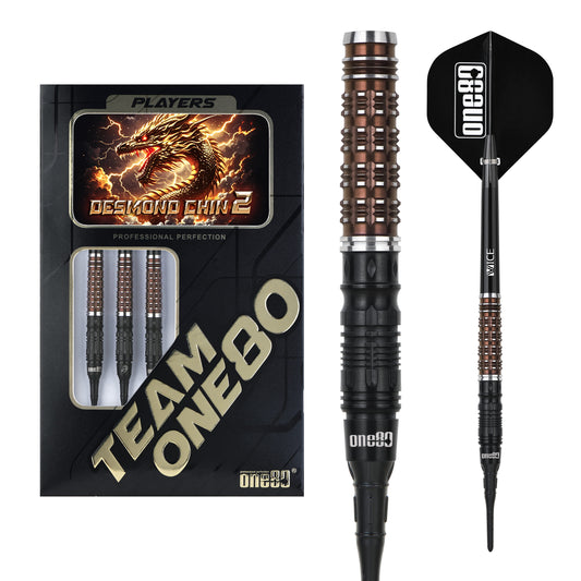 ONE80 Desmond Chin Signature Dart V2 Black/Coffee