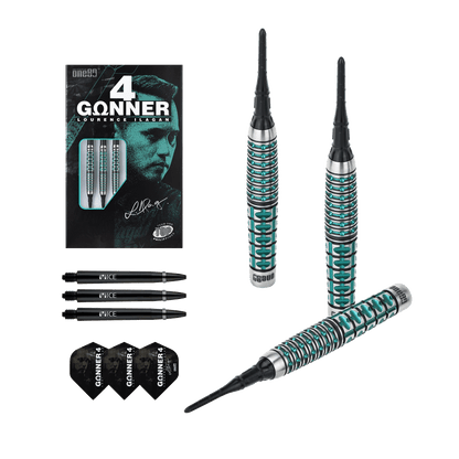 One80 GUNNER 4 Softtip - Black&Jade