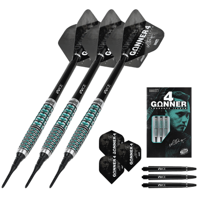 One80 GUNNER 4 Softtip - Black&Jade