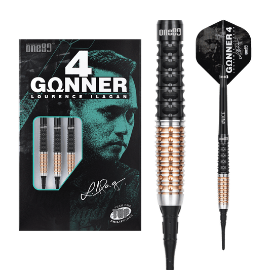 One80 GUNNER 4 Softip - Black&Rosegold