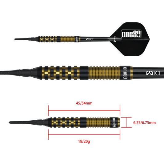 One80 Jeff Springer Signature Dart Softtip