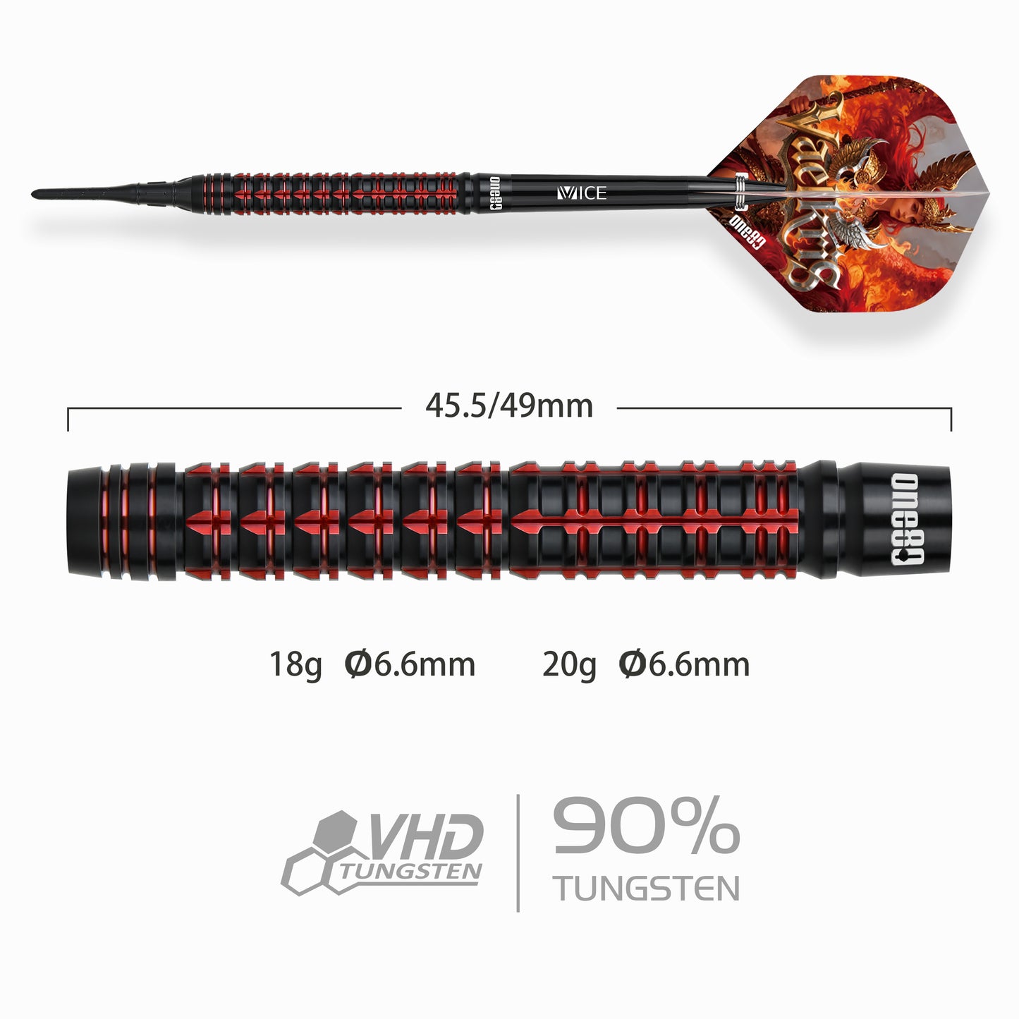 One80 Vaelkris V06 Softdarts