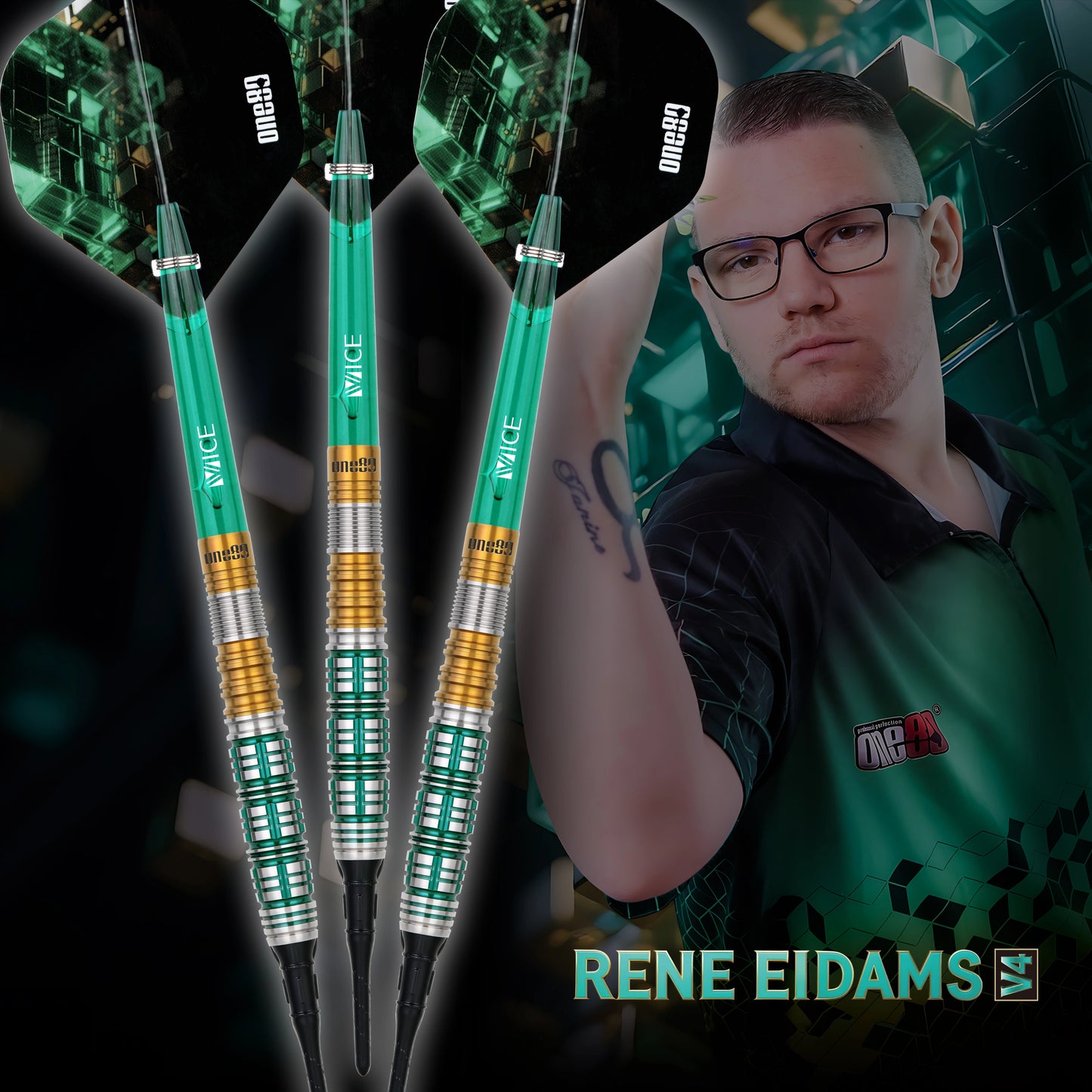 One80 René Eidams V4 18g Soft Tip