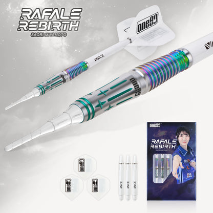 One80 Saori V3 Signature Dart Softtip 21g,Black Emerald