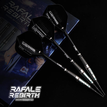 One80 Saori V3 Signature Dart Softtip 21g,Black Emerald
