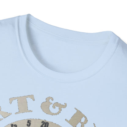 Dart & Beer Junkie T-Shirt — Retro Dartboard Pub Game Tee