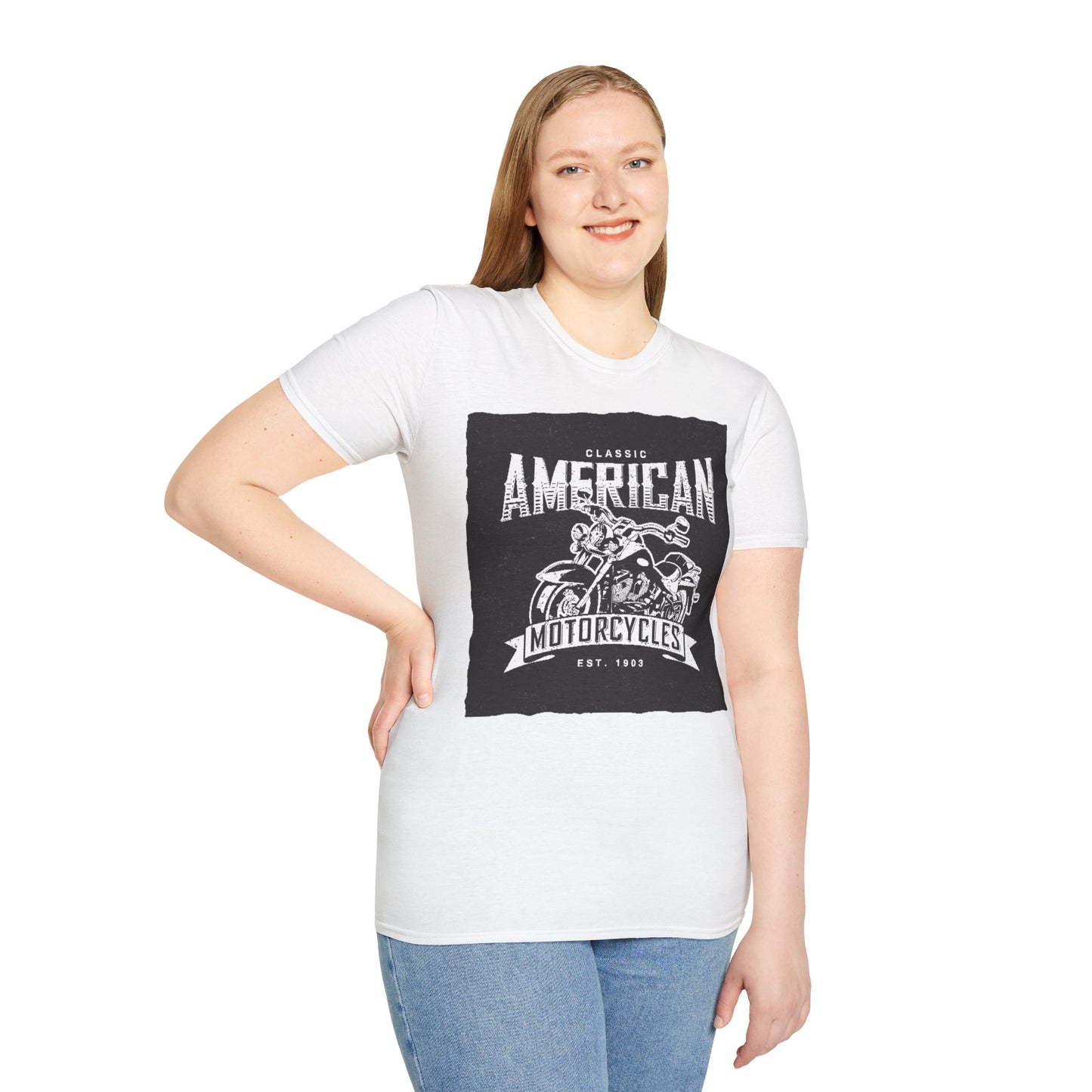 Classic American Motorcycles T-Shirt — Vintage Biker Graphic Tee