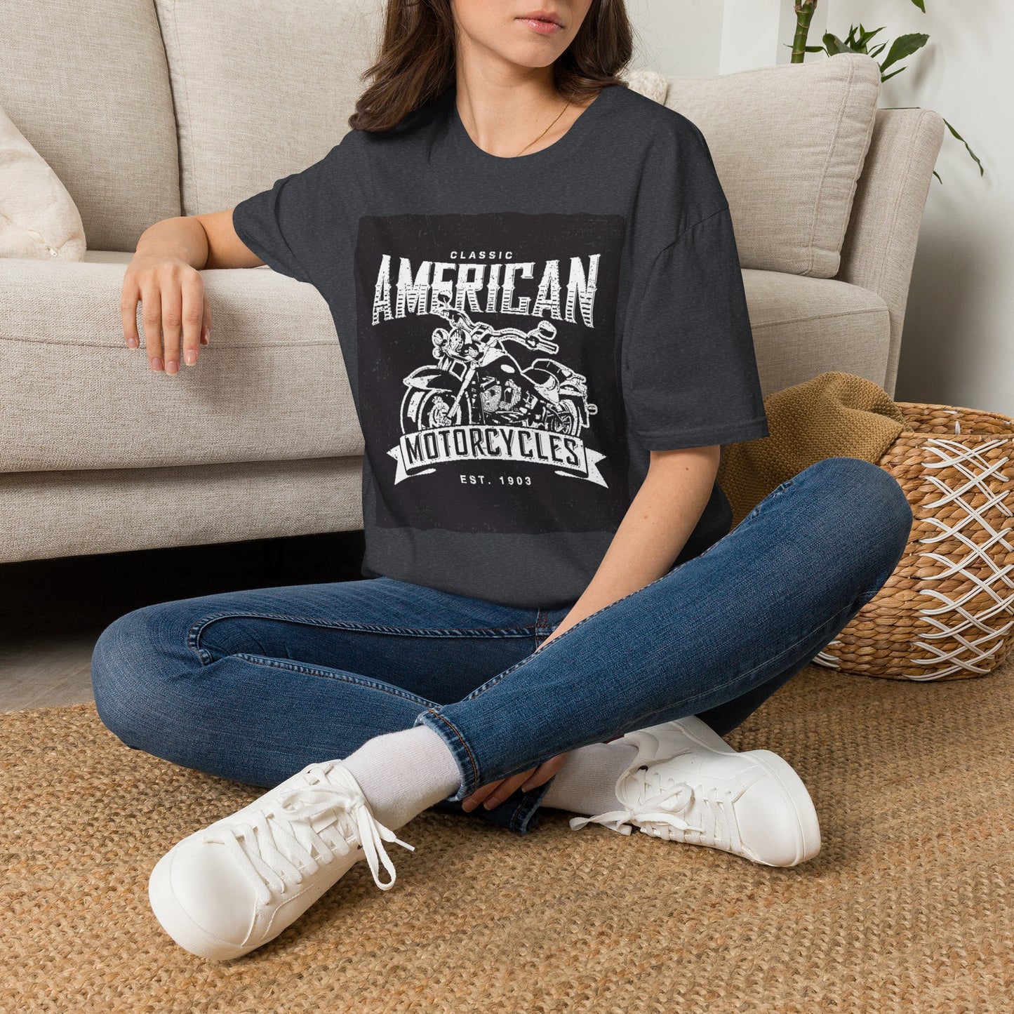 Classic American Motorcycles T-Shirt — Vintage Biker Graphic Tee
