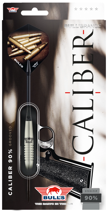 Bull's Caliber 90% Grooved Steeldarts