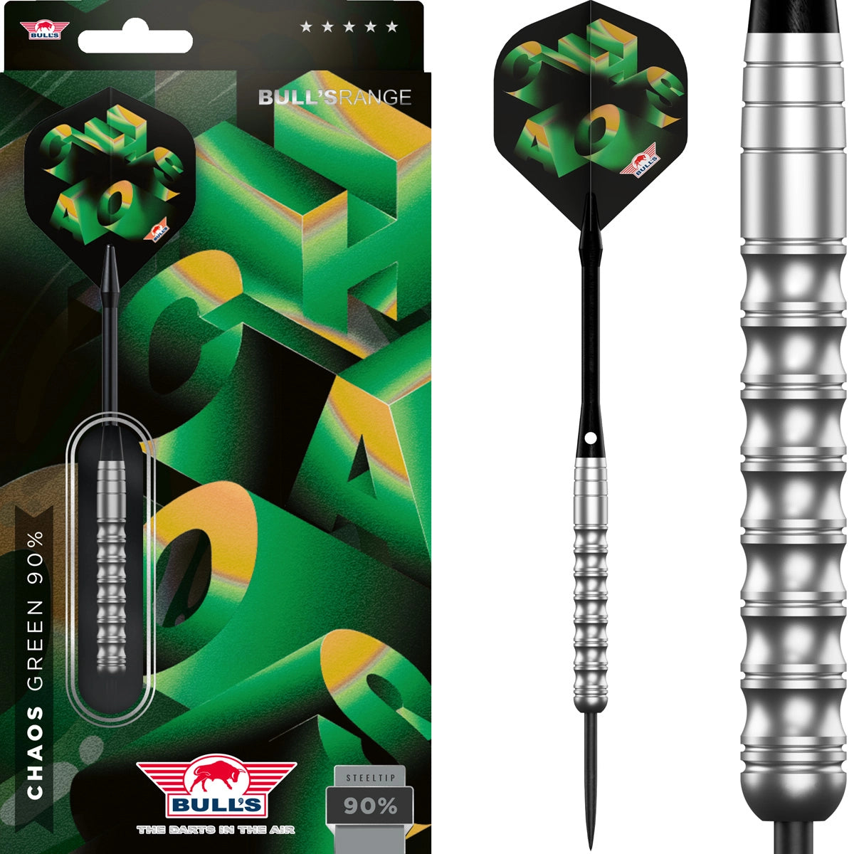 Bull's Chaos Green Steeldarts