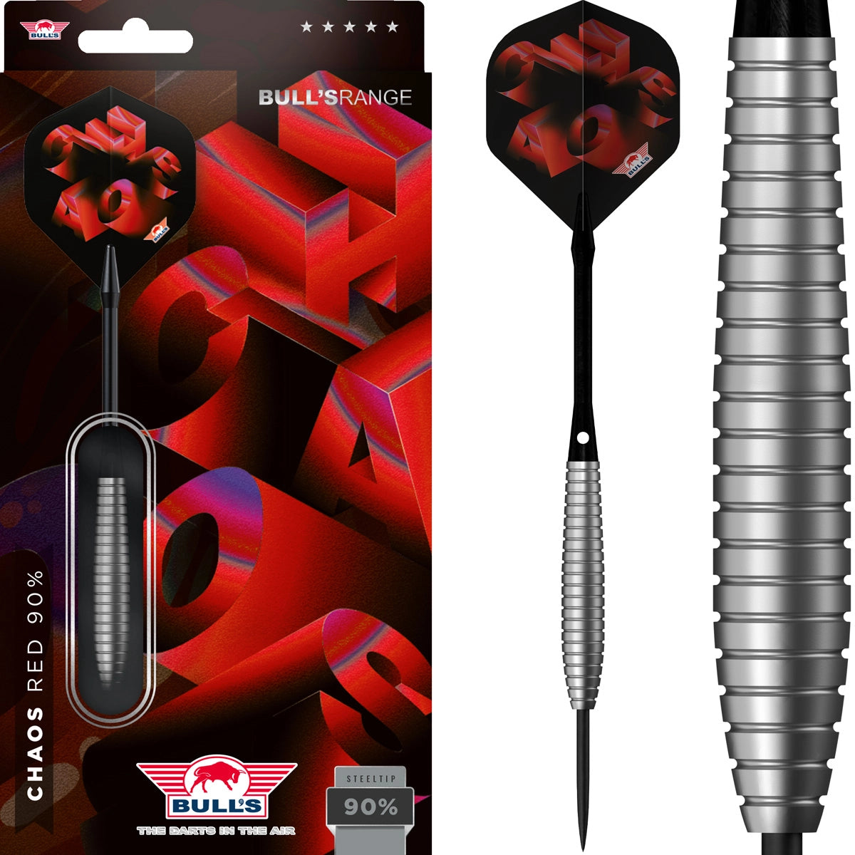 Bull's Chaos Red Steeldarts