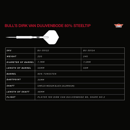 Bull's Dirk van Duijvenbode Steeldarts