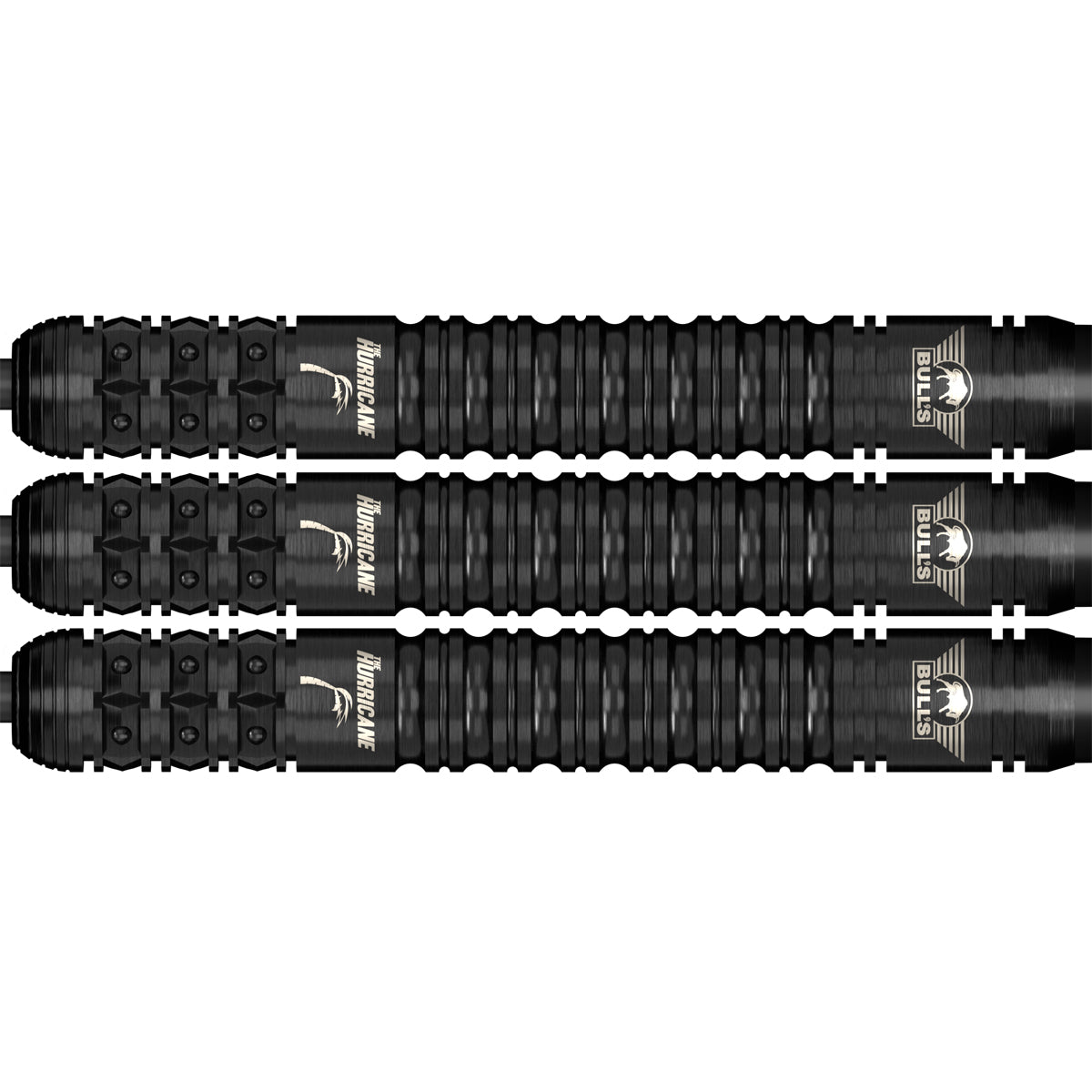 Bull's Kim Huybrechts E2 Full Black - Steeldarts