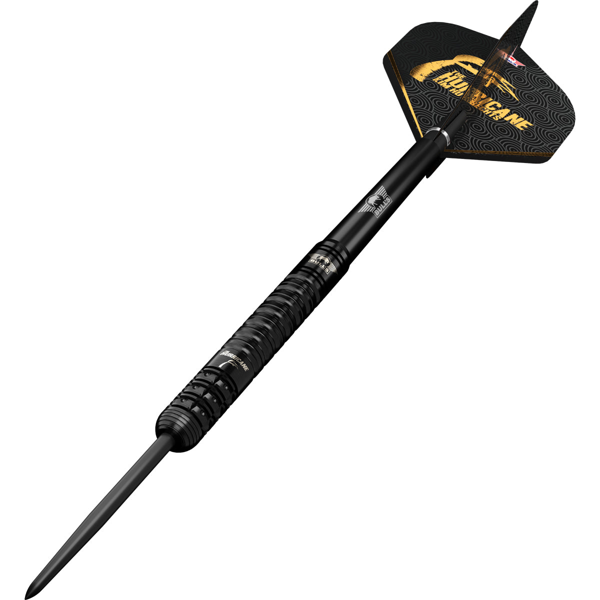 Bull's Kim Huybrechts E2 Full Black - Steeldarts