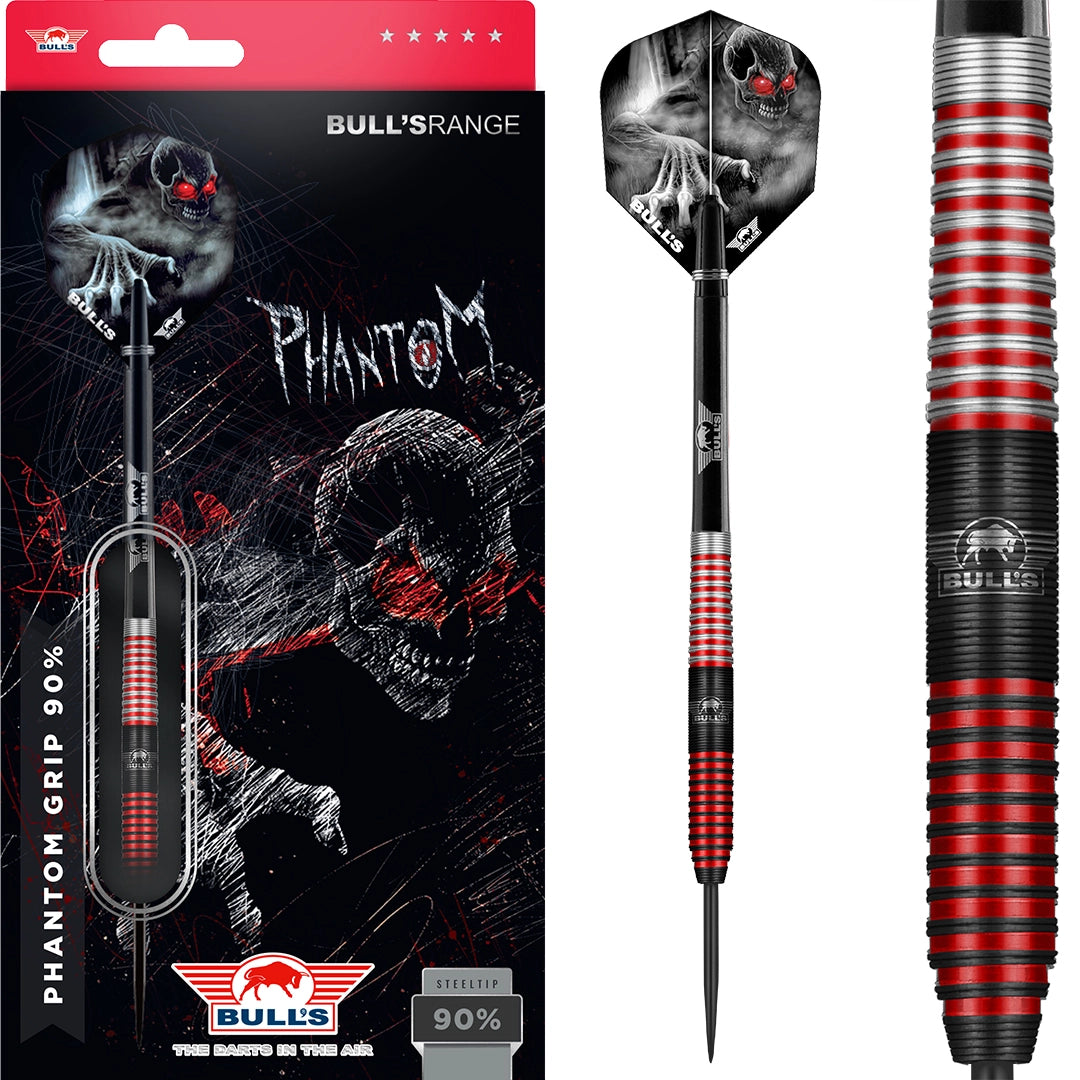Bull's Phantom Grip Red Steeldarts