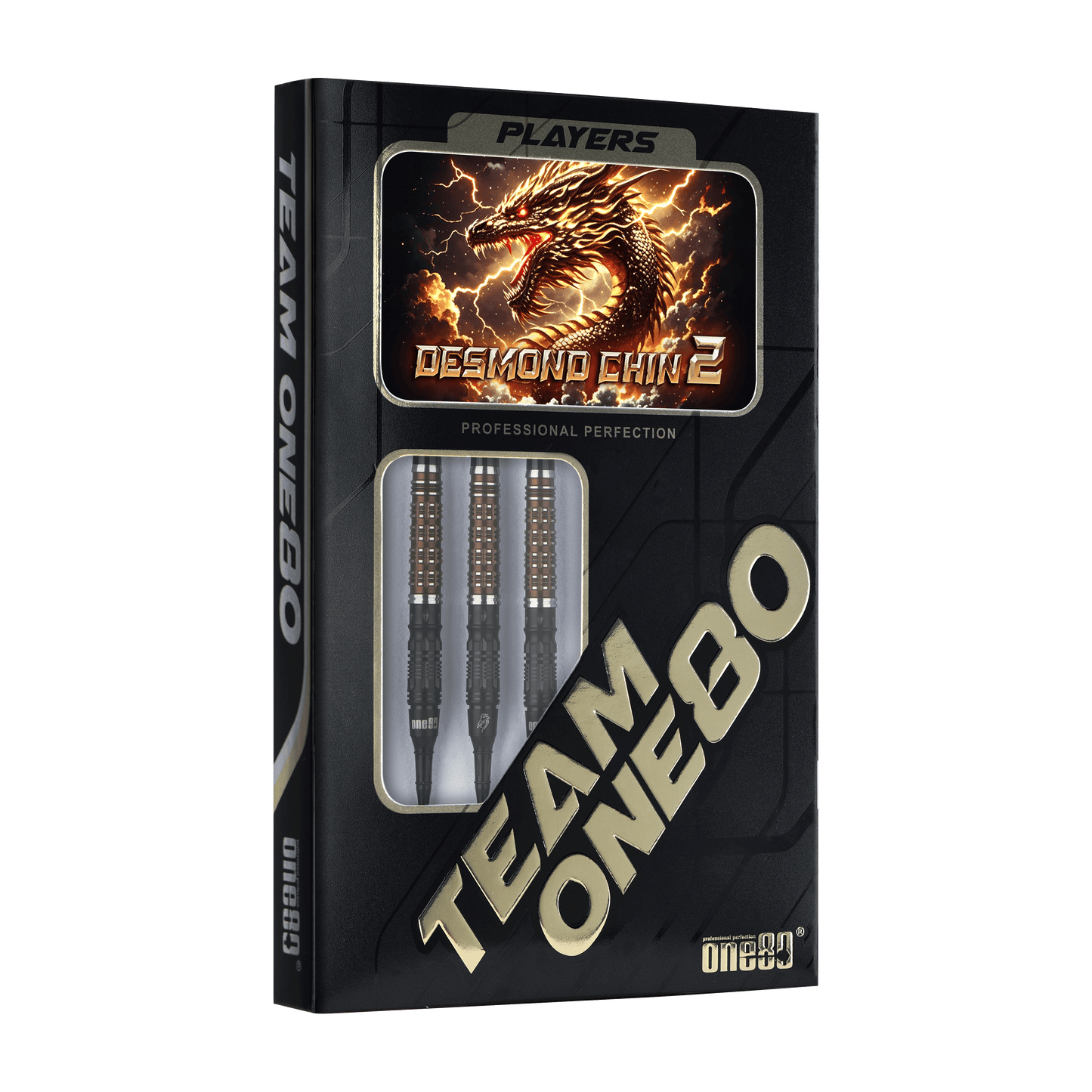 ONE80 Desmond Chin Signature Dart V2 Black/Coffee