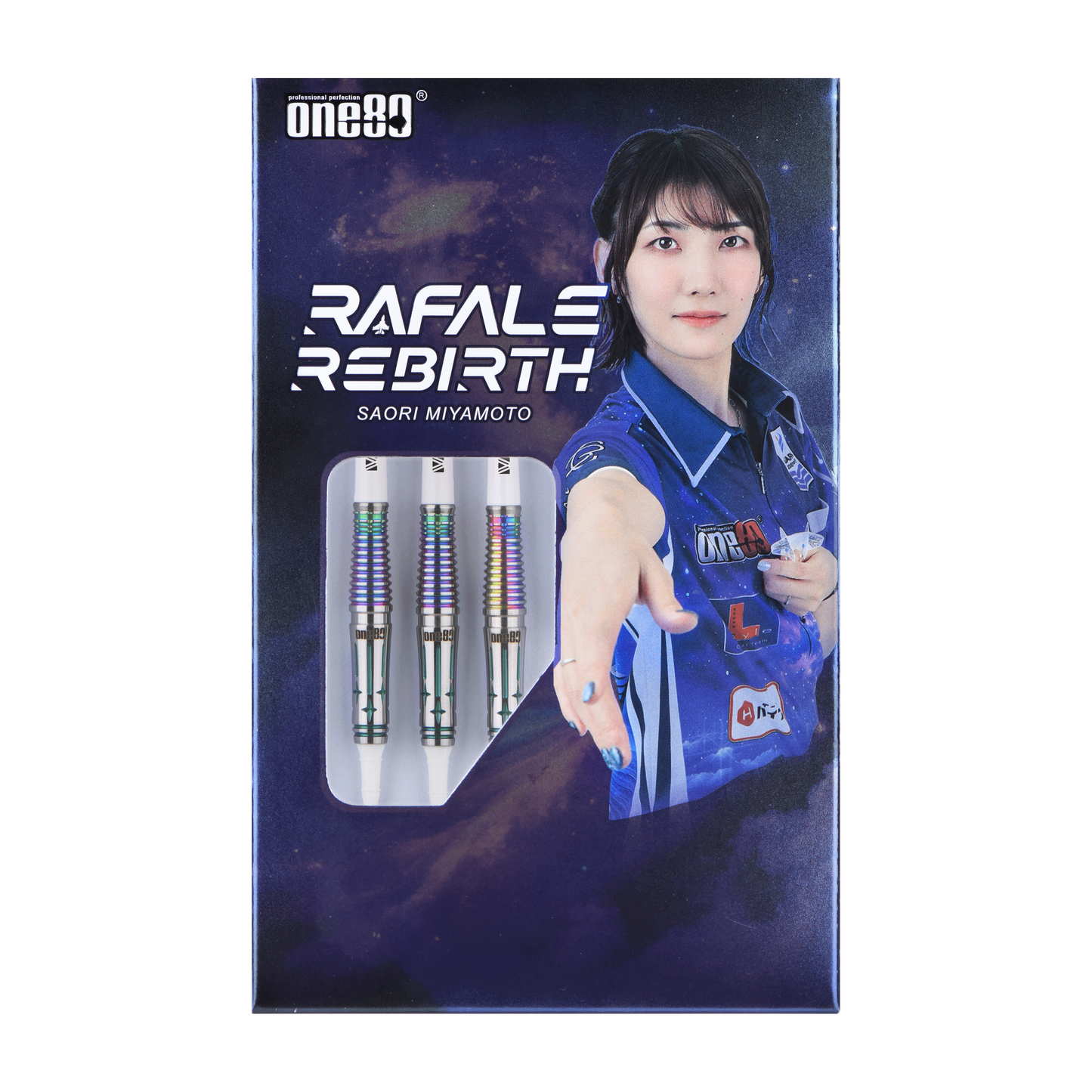 One80 Saori V3 Signature Dart Softtip 21g,Black Emerald