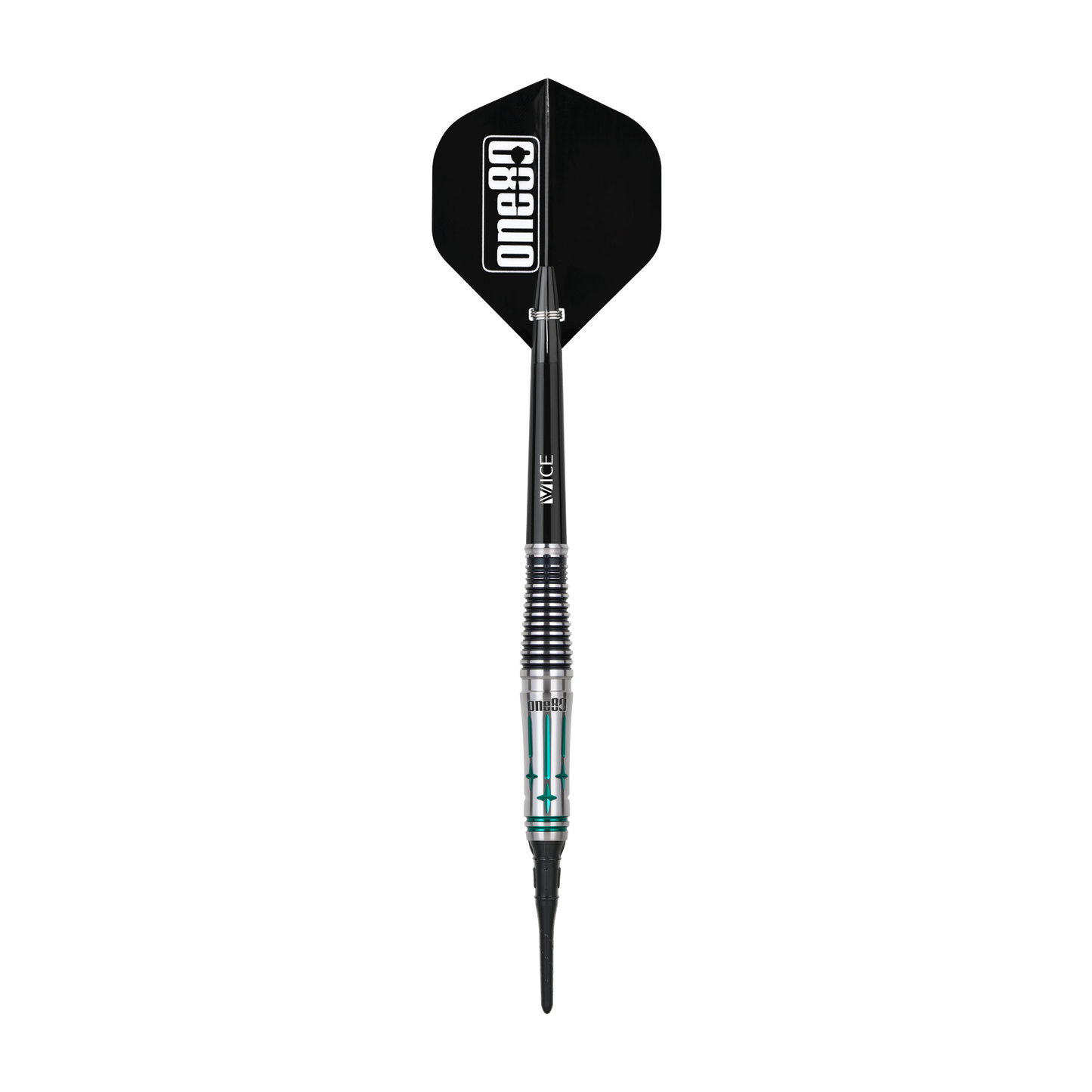 One80 Saori V3 Signature Dart Softtip 21g,Black Emerald