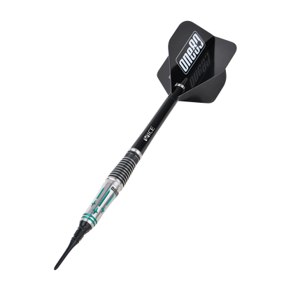 One80 Saori V3 Signature Dart Softtip 21g,Black Emerald