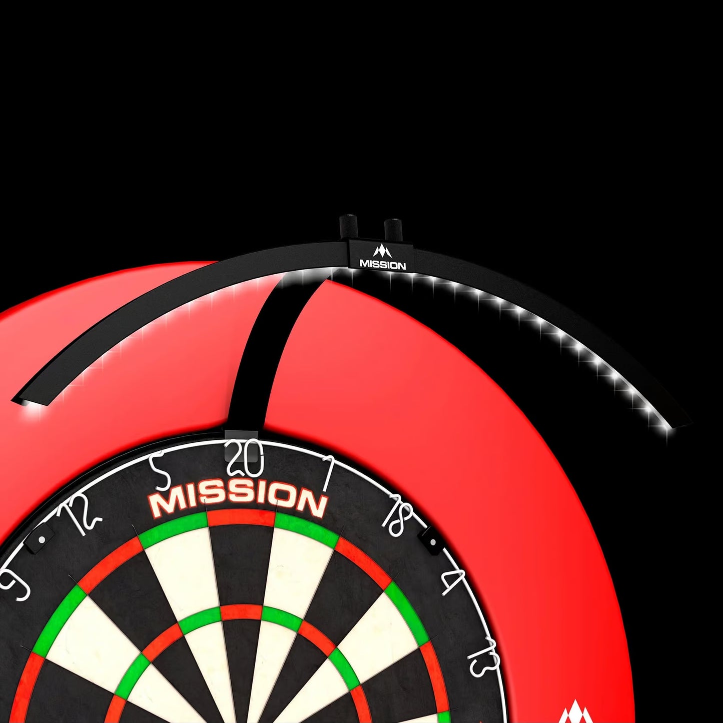 Mission Torus 100 Faltbare LED Dartboard Beleuchtung