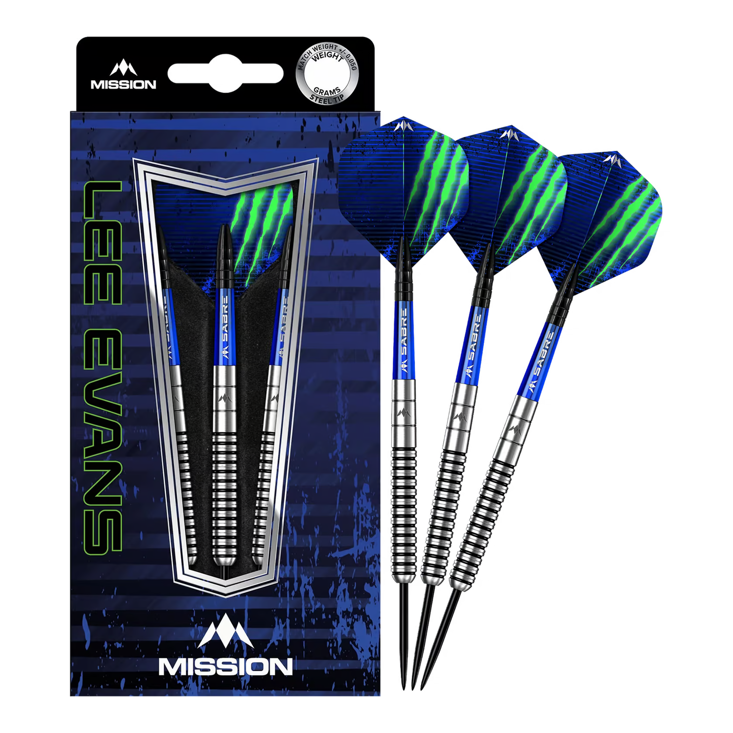 Mission Lee Evans Black Electro Steeldarts