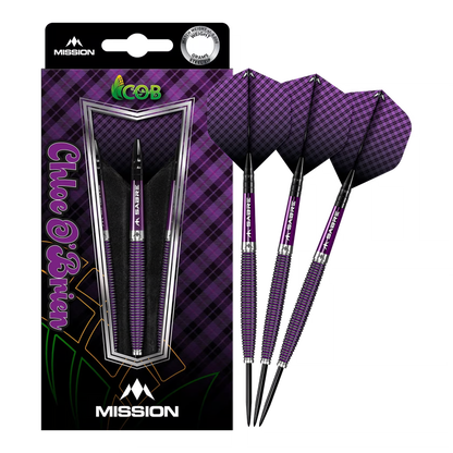 Mission Chloe OBrien Electro Purple Steeldarts - 23g