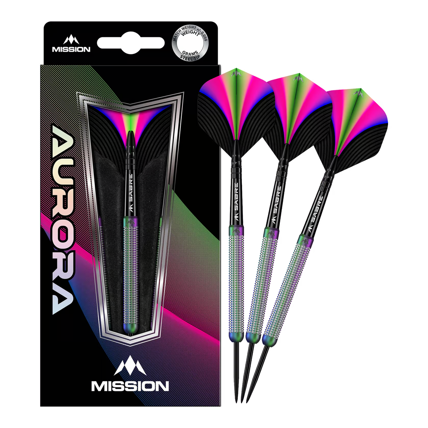 Mission Aurora Coral PVD Steeldarts - 23g