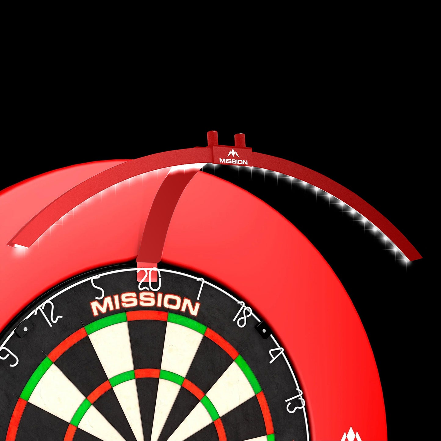 Mission Torus 100 Faltbare LED Dartboard Beleuchtung