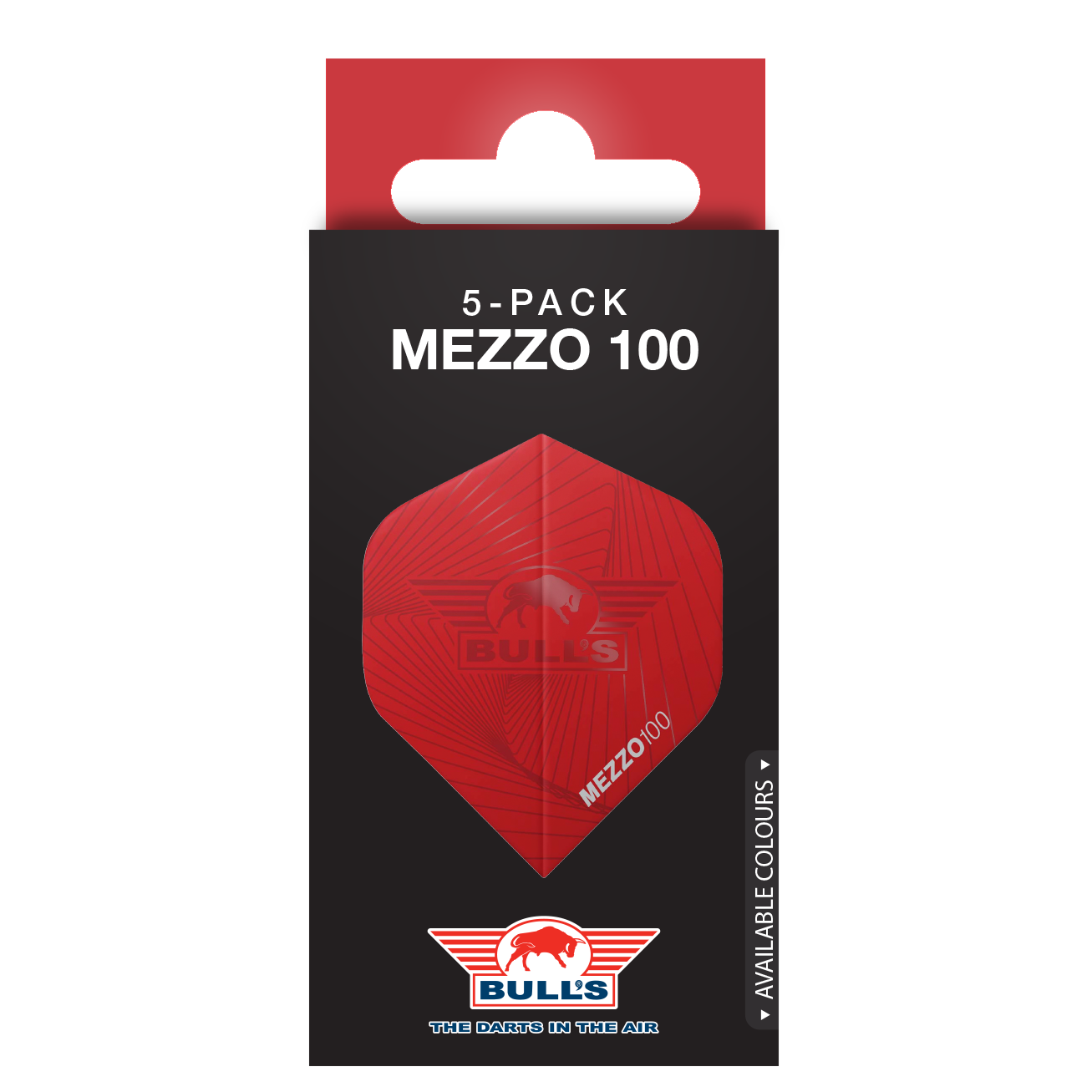 Bull's Mezzo 100 Micron No.2 Flights im 5er-Pack