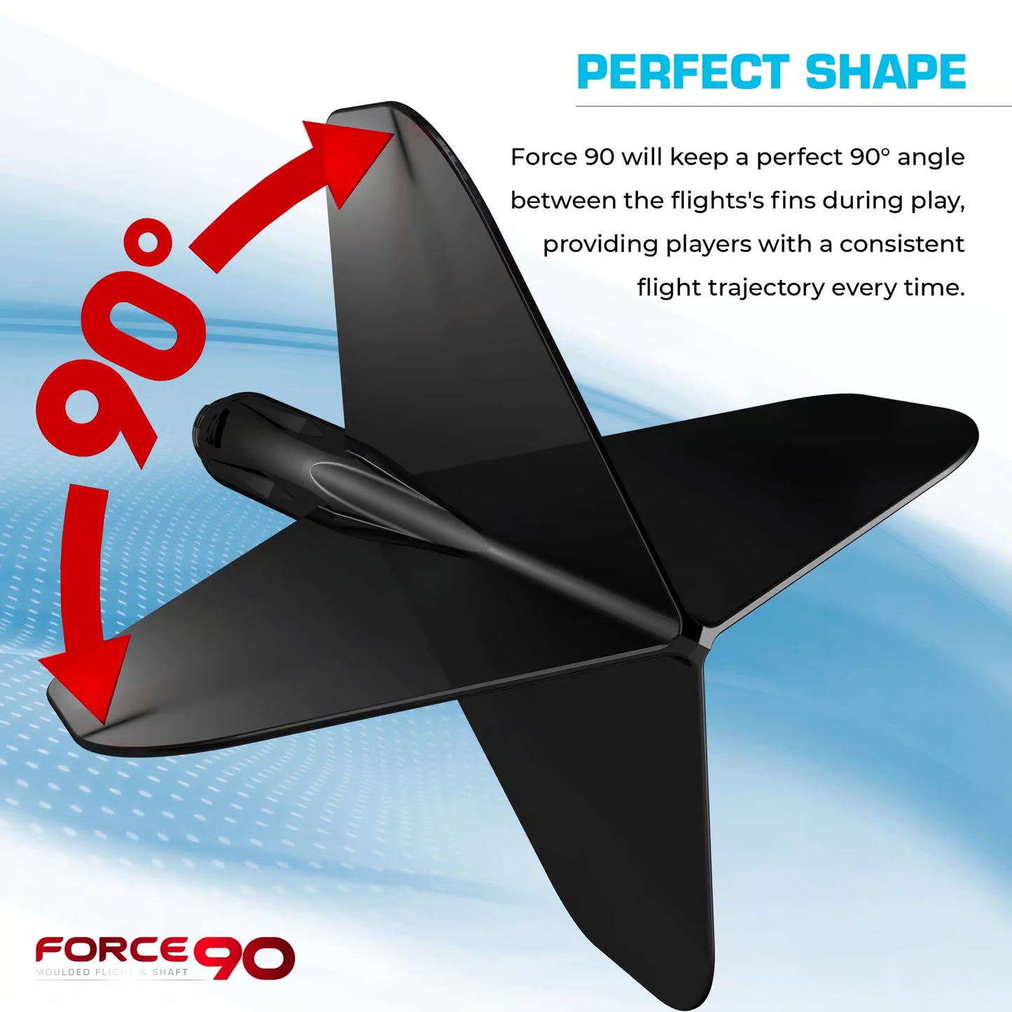 Mission Force 90 No6 Flight-Shaft-System - Schwarz