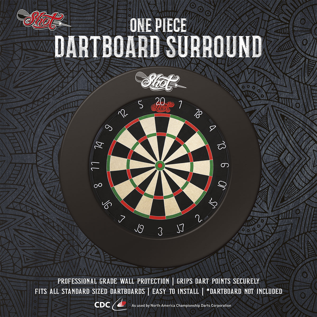 Shot Dartboard Surround