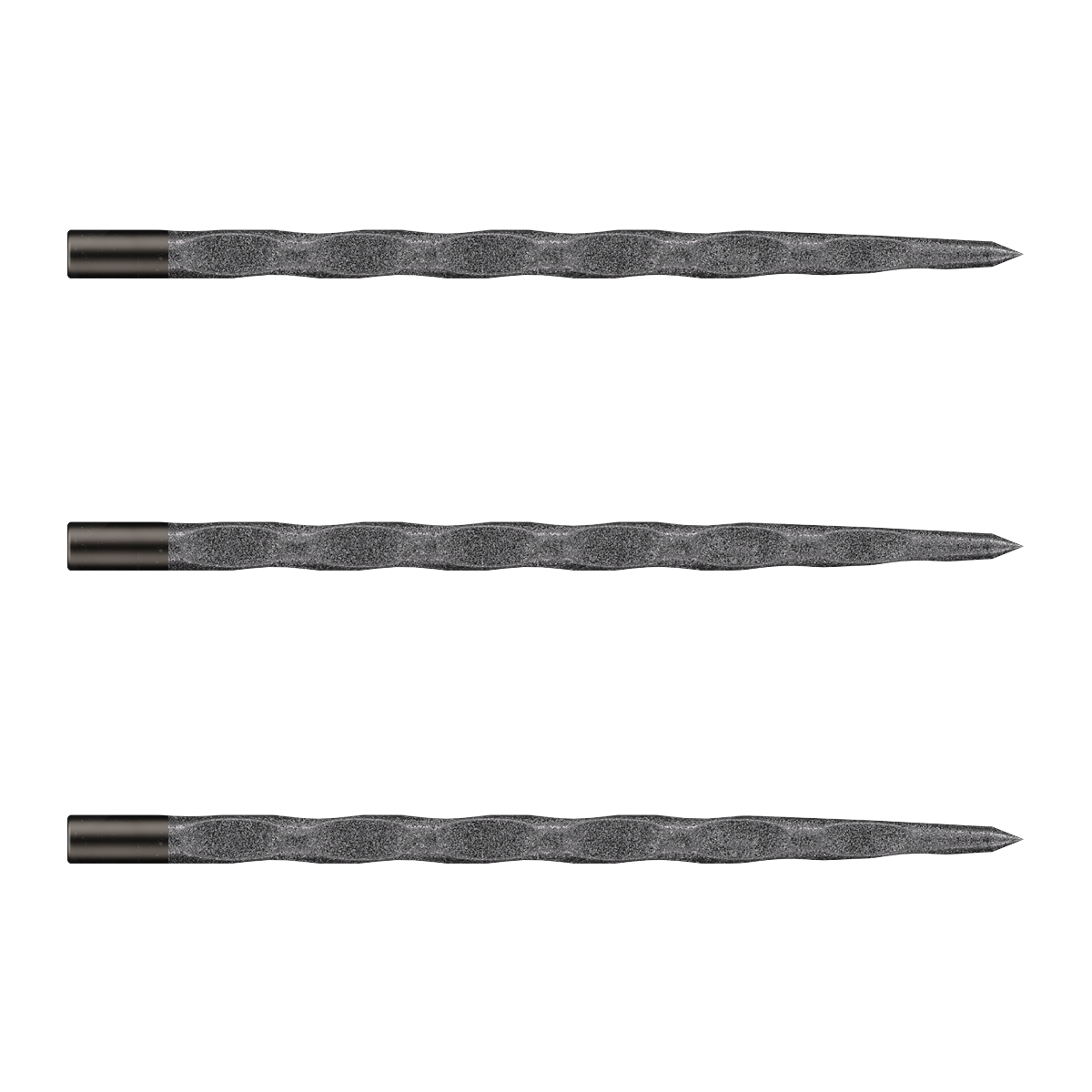 Shot Jurassic Steeltip Points Black