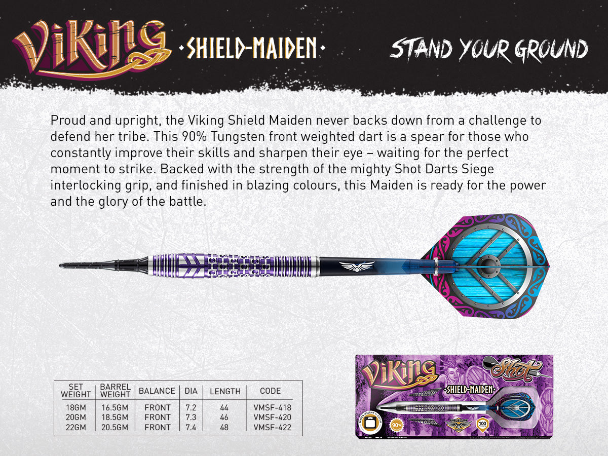 Shot Viking Shield Maiden Softdarts