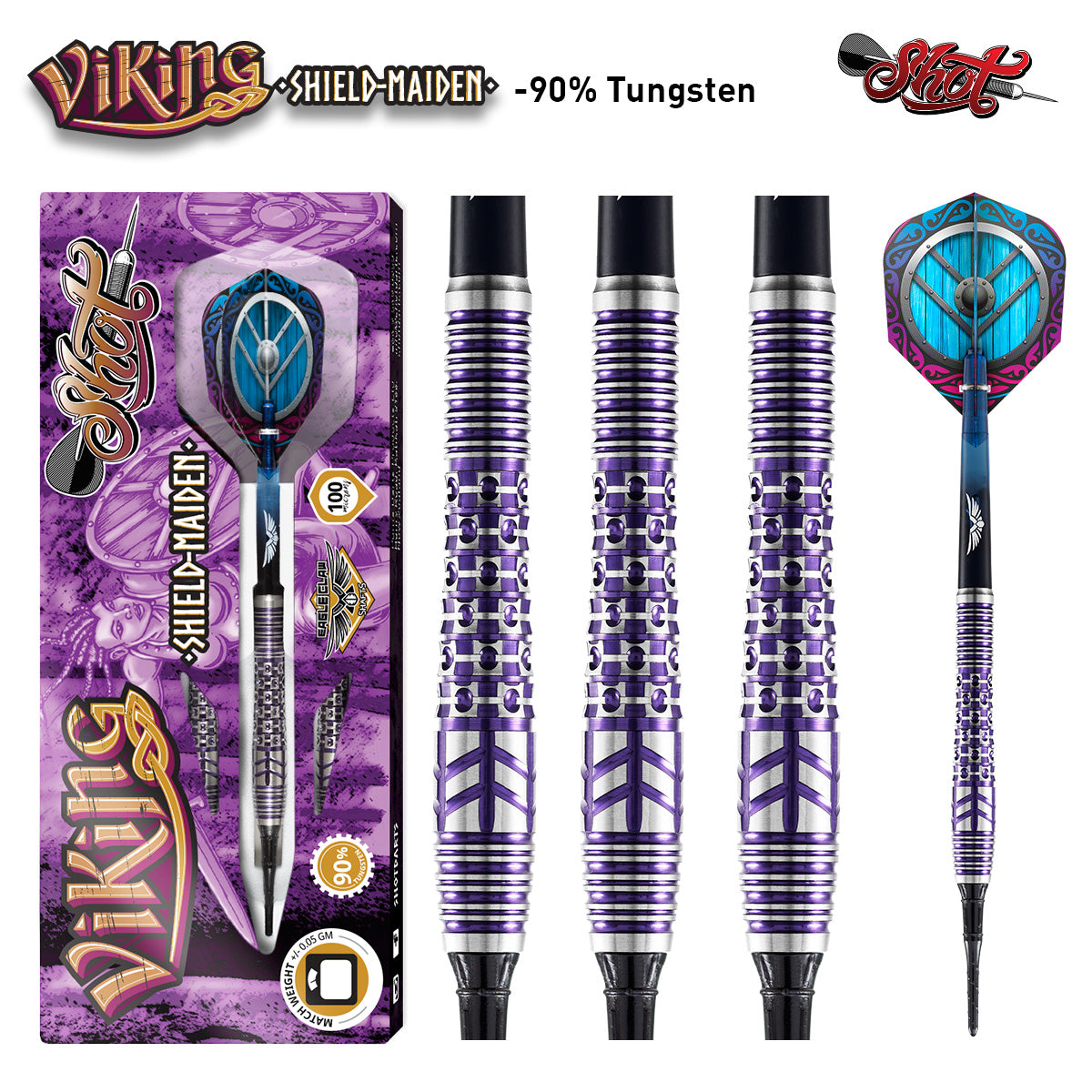 Shot Viking Shield Maiden Softdarts