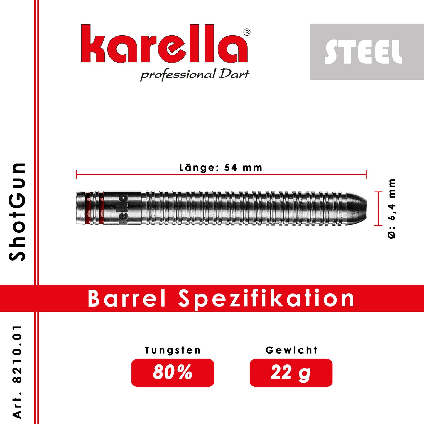 Karella ShotGun 80% Tungsten