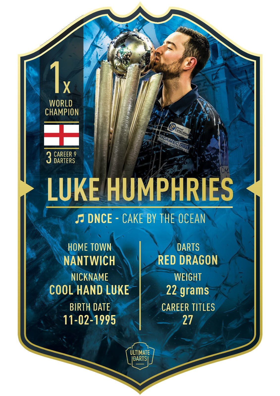 Ultimate Card Luke Humphries | 37x25 cm