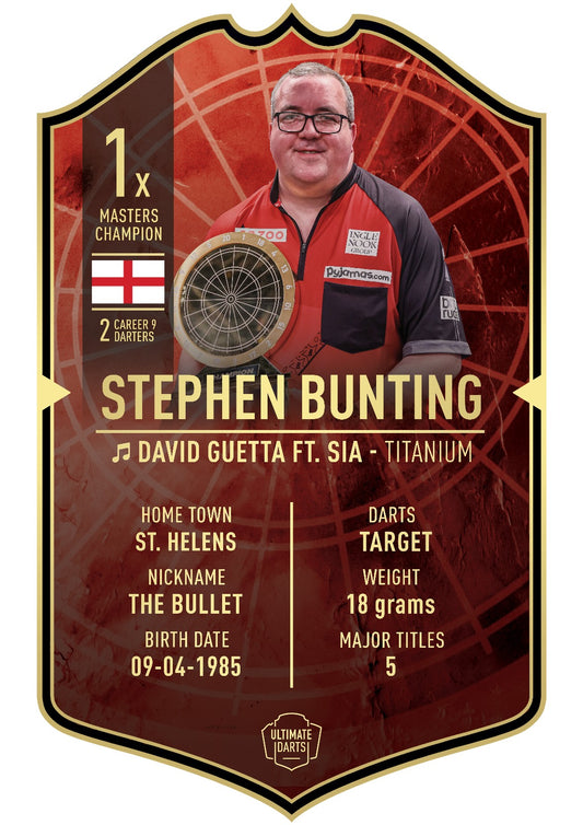 Ultimate Card Stephen Bunting | 37x25cm
