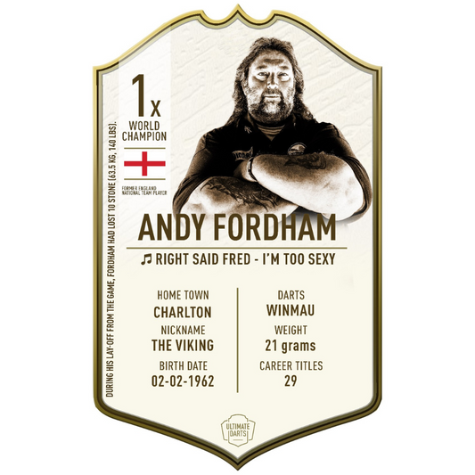 Ultimate Card Immortals Andy Fordham | 37x25cm