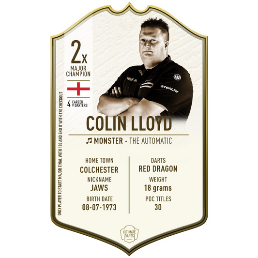 Ultimate Card Immortals Colin Lloyd | 37x25cm