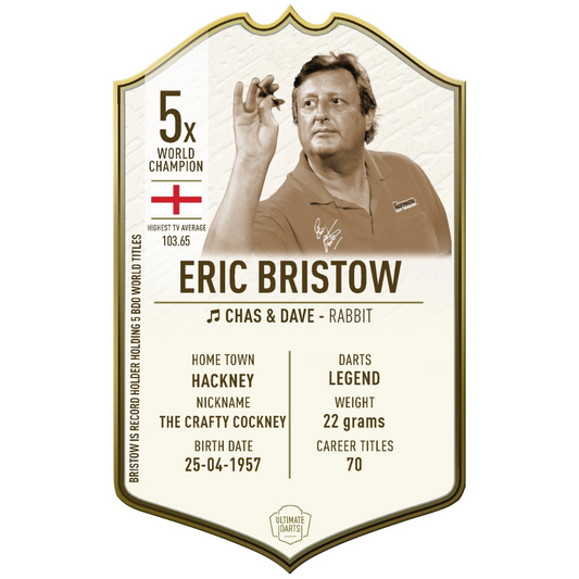 Ultimate Card Immortals Eric Bristow | 37x25cm