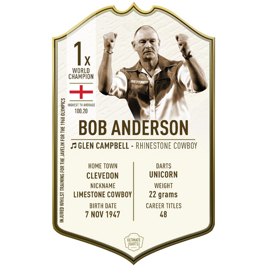 Ultimate Card Immortals Bob Anderson | 37x25cm