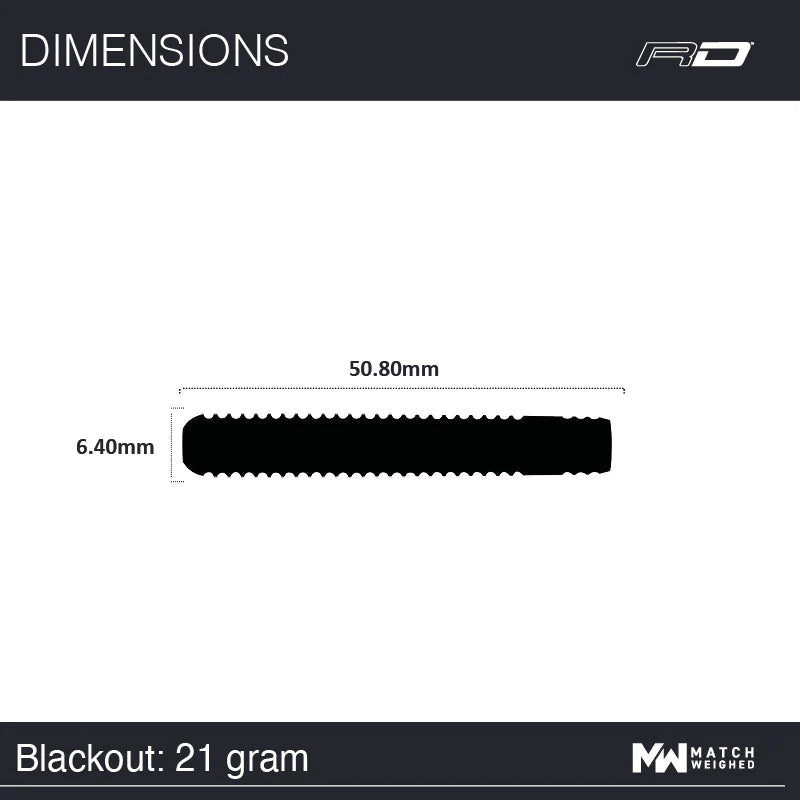 Winmau Blackout 1 90% Steeldarts