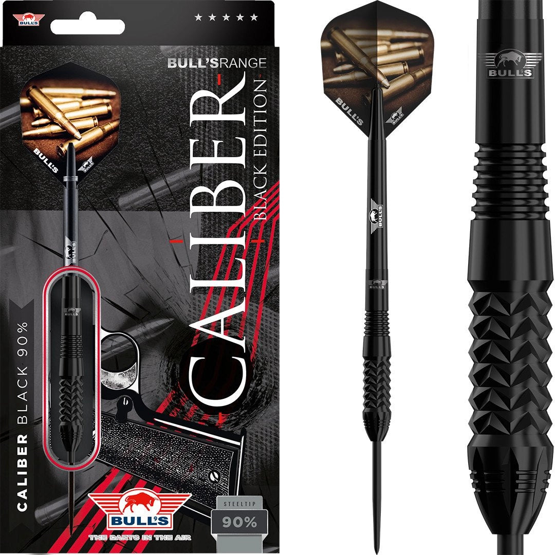 Bull's Caliber Black 90 % Steeldarts