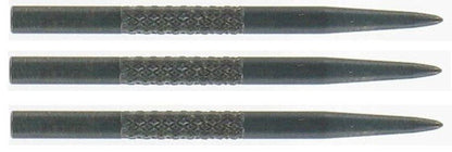 Bull's Knurled Grip Points Black 35mm